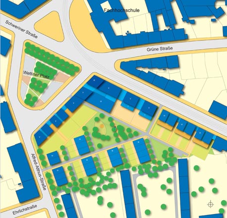 Städtebaulicher Wettbewerb für den Wettiner Wohnpark in Dresden - Wilsdruffer Vorstadt
